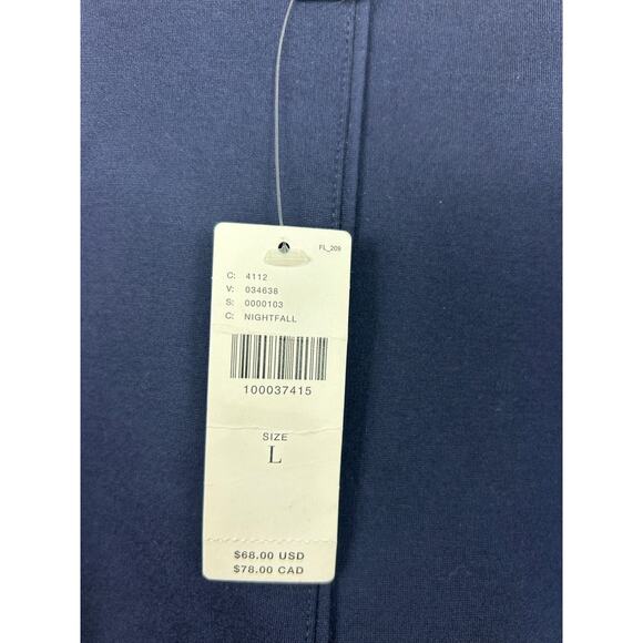 Anthropologie Maeve NWT Seamed Shell Top Navy Blue Business Casual Office - Picture 5 of 7